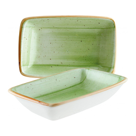 rectangular bowl AURA THERAPY Moove porcelain 150 mm x 98 mm H 30 mm product photo