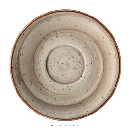 saucer Gourmet Terrain AURA porcelain grey | veined Ø 160 mm product photo