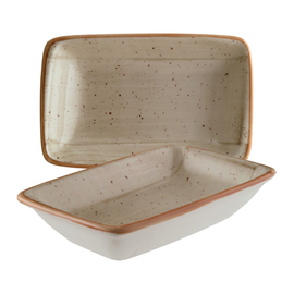 rectangular bowl AURA TERRAIN Moove porcelain 150 mm x 98 mm H 30 mm product photo