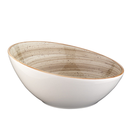 bowl 450 ml AURA TERRAIN bonna Vanta oval porcelain 180 mm x 174 mm H 85 mm product photo