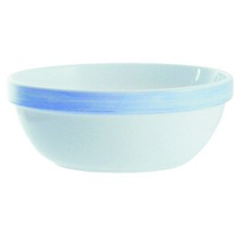 stacking bowl 270 ml BRUSH BLUE tempered glass Ø 120 mm H 47 mm product photo