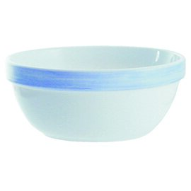 stacking bowl 900 ml BRUSH BLUE tempered glass Ø 170 mm H 77 mm product photo