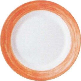 soup plate deep Ø 225 mm BRUSH ORANGE tempered glass product photo