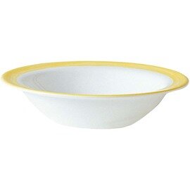 CLEARANCE | multi-purpose bowl RESTAURANT BRUSH YELLOW 100 ml tempered glass  Ø 120 mm  H 26 mm product photo