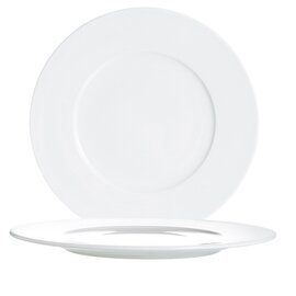 Clearance | Plate, flat, &quot;CANDOUR UNI WHITE&quot;, Ø 265 mm, H 20 mm product photo