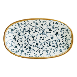 platter 190 mm x 110 mm CALIF bonna Gourmet porcelain decor floral oval product photo