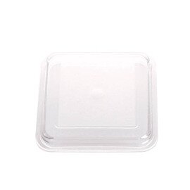 Euro lid polycarbonate transparent  L 110 mm  B 110 mm  H 16 mm product photo