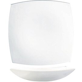CLEARANCE | plate DELICE WHITE | tempered glass white | square 200 mm  x 200 mm product photo