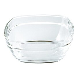 stacking bowl LYS CARRÉ 160 ml tempered glass  L 90 mm  B 90 mm  H 39 mm product photo