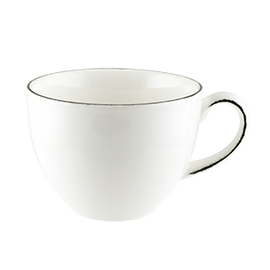 coffee cup 230 ml RETRO BLACK Rita porcelain white product photo