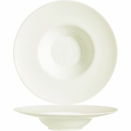 CLEARANCE | pasta plate INTENSITY UNI | tempered glass cream white  Ø 290 mm product photo