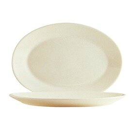 Clearance | Plate, oval, gastronomy ivory uni, 290 x 215 mm, height 25 mm, weight 585 g product photo