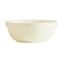 Clearance | Stacking dish, gastronomy ivory uni, capacity 27 cl, Ø 120 mm, height 47 mm, weight 200 g product photo