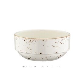 stacking bowl GRAIN Banquet 30 ml porcelain white dotted  Ø 60 mm  H 25 mm product photo
