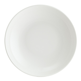 plate deep ENVISIO IRIS WHITE bonna Bloom 1700 ml porcelain white rim grooves Ø 280 mm product photo