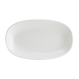 platter ENVISIO IRIS WHITE bonna Gourmet oval porcelain 190 mm x 110 mm product photo