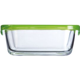 storage container KEEP N BOX with lid green transparent 0.89 ltr  L 234 mm  B 171 mm  H 71.5 mm product photo
