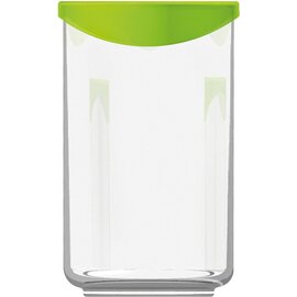 jar KEEP N JAR with lid green transparent 1.1 ltr  Ø 99 mm  H 126 mm product photo