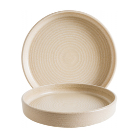 stacking plate deep MIRAGE Ø 231 mm porcelain sand couloured product photo