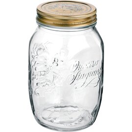 Jar Quattro Stagioni, with metal screw cap, 100 cl, Ø 102 mm, H 171 mm product photo