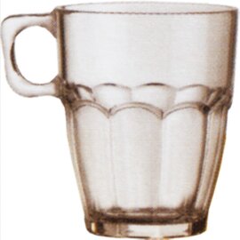 Clearance | Rock Bar Mug, transparent, stackable, 33 cl., Ø without handle 83 mm, Ø with handle 109 mm, h 102 mm product photo
