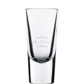 aperitif glass BISTRO BAR 13.5 cl with mark; 2+4cl /-/ product photo