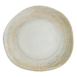 plate flat ENVISIO PATERA porcelain oval asymmetrical | 290 mm x 270 mm product photo