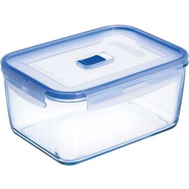 storage container PURE BOX ACTIVE with lid transparent blue 0.29 ltr  L 234 mm  B 170 mm  H 106 mm product photo