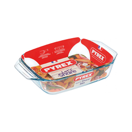 oven dish borosilicate glass rectangular 2000 ml product photo