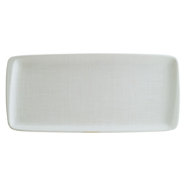 platter IKAT WHITE Moove porcelain rectangular | 340 mm x 160 mm product photo