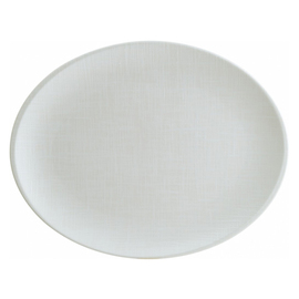 platter IKAT WHITE Moove porcelain oval | 360 mm x 280 mm product photo