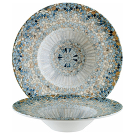 pasta plate Ø 280 mm LUCA MOSAIC bonna Banquet porcelain decor multi-coloured product photo