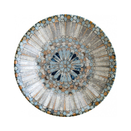 saucer LUCA MOSAIC Rita porcelain multi-coloured Ø 120 mm H 15 mm product photo