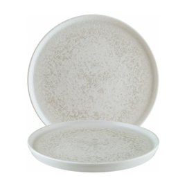 plate flat HYGGE LUNAR WHITE porcelain white Ø 220 mm product photo