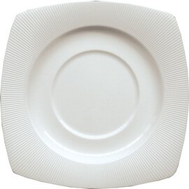 saucer GINSENG porcelain square white product photo