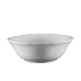 salad bowl MARIENBAD 1500 ml porcelain white with relief  Ø 230 mm  H 74 mm product photo