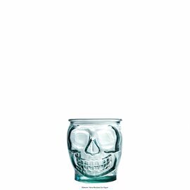 Skull Tumbler San Miguel Skull 40 cl glass with relief  H 105 mm product photo