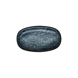 platter ENVISIO SEPIA porcelain black oval | 150 mm x 86 mm product photo