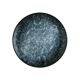 plate flat ENVISIO SEPIA bonna Gourmet porcelain black Ø 170 mm product photo