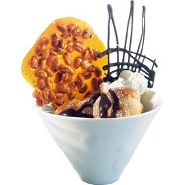 Porcelain ice bowl Versatile with relief, GV 35 ml, Ø 125 mm, H 80 mm, 260 gr. product photo