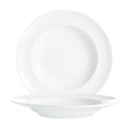Clearance | deep plate VINTAGE UNI WHITE Ø 240 mm, h 37 mm product photo