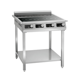 induction cooker 4P 35-1 TCK with underframe | 4 hotplates | 14 kW | 400 volts product photo