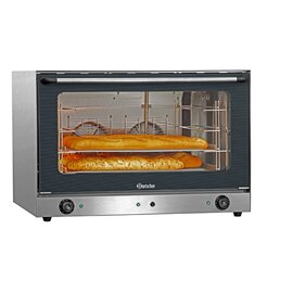 bakery oven AT400  • 400 volts  • steam injecti | 2 perforated sheets|2 baking trays product photo
