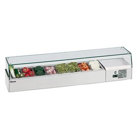 Cooling set with glass panes for 8 x GN 1/4, 150 mm product photo