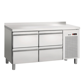 refrigerated table S4-150 MA 350 watts 101 ltr | upstand | 4 drawers product photo