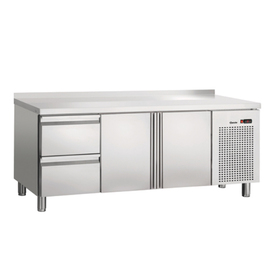 refrigerated table S2T2-150 MA 452 watts 199 ltr | upstand | 2 wing doors | 2 drawers product photo