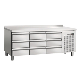 refrigerated table SA9-100 MA 452 watts 149 ltr | upstand | 9 drawers product photo