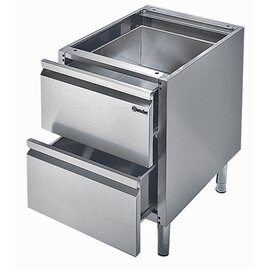 base unit 600 IMBISS with 2 drawers | 400 mm  x 550 mm  H 580 mm product photo