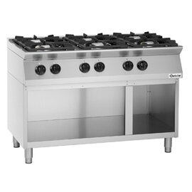 6 burner gas stove MFGO 7060 gastronorm 28.5 kW (gas) | open base unit product photo