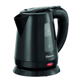 electric kettle 0.8 ltr black plastic product photo